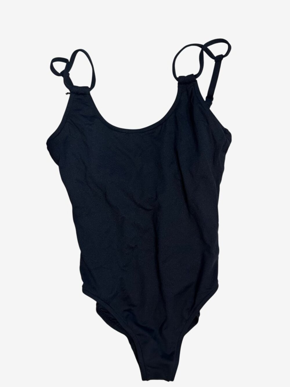 Seafolly Womens Black One-Piece Swimsuit Size 10 Adjustable Straps $118